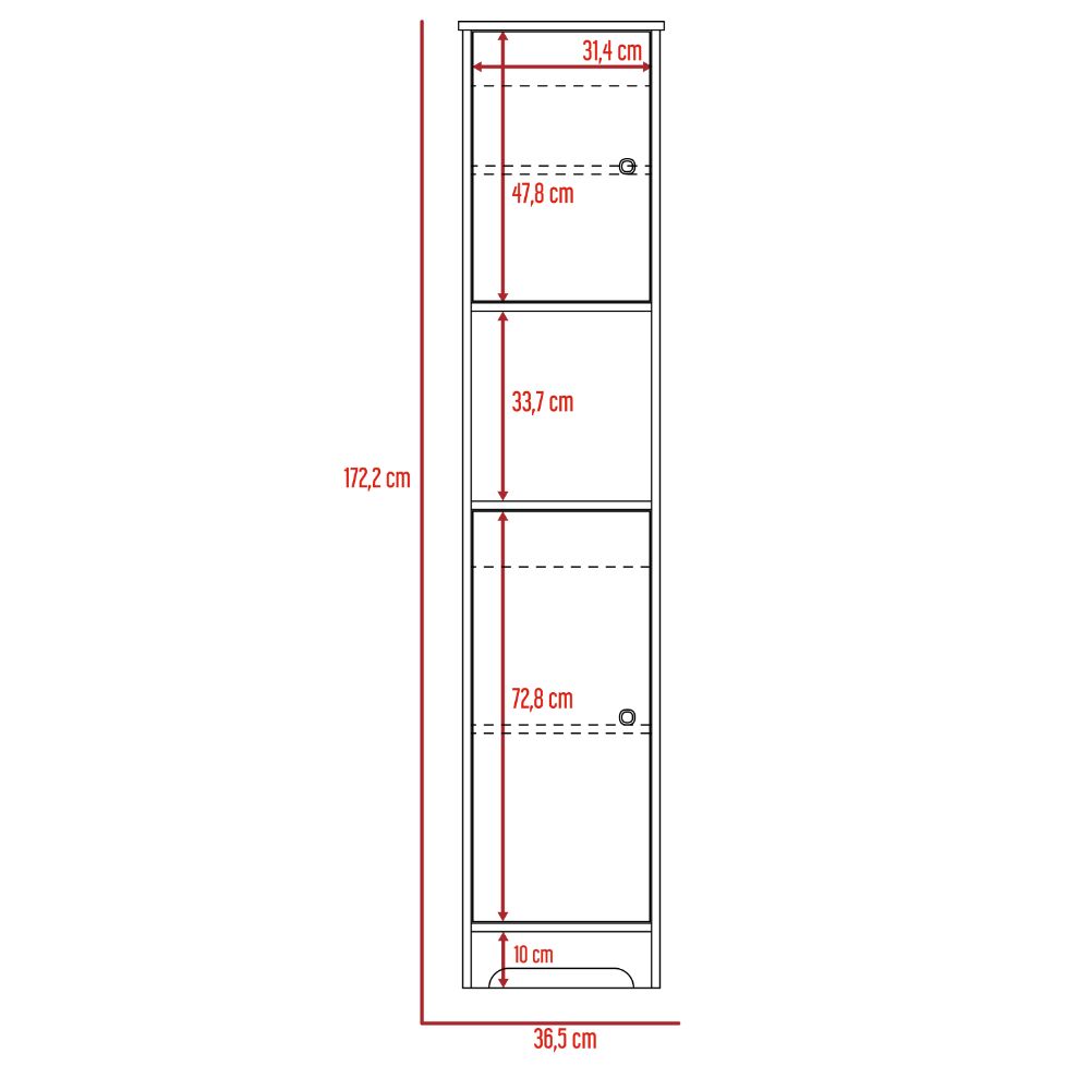 Mueble Auxiliar de Baño Ibis color Blanco para Baño.