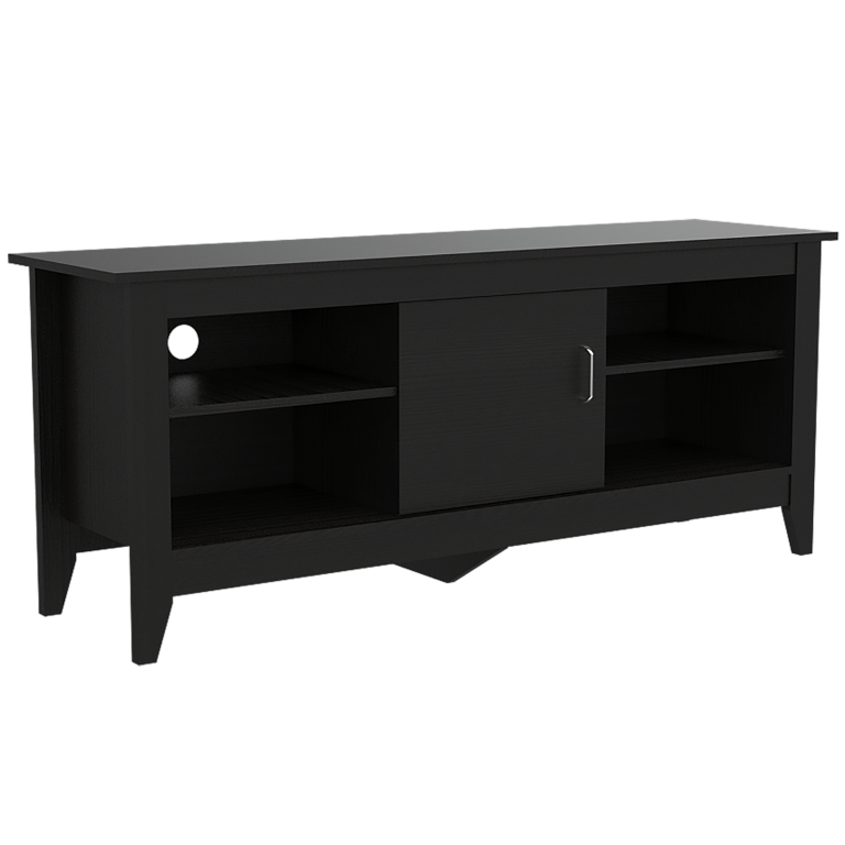 Mesa para TV Sarume, Wengue, con puerta 65"