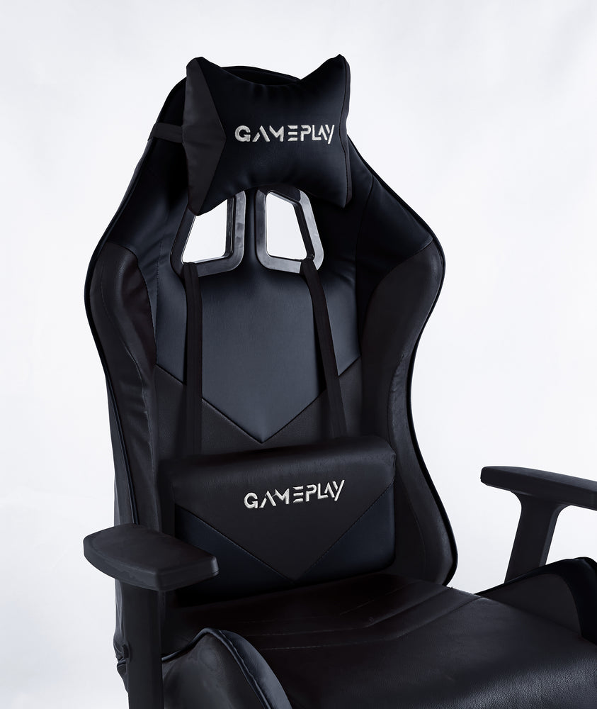 Silla Gamer X-71, Negro, con Cómodo Espaldar y Rodachines