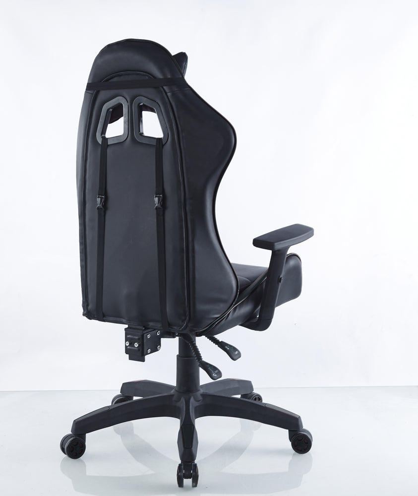 Silla Gamer X-71, Negro, con Cómodo Espaldar y Rodachines