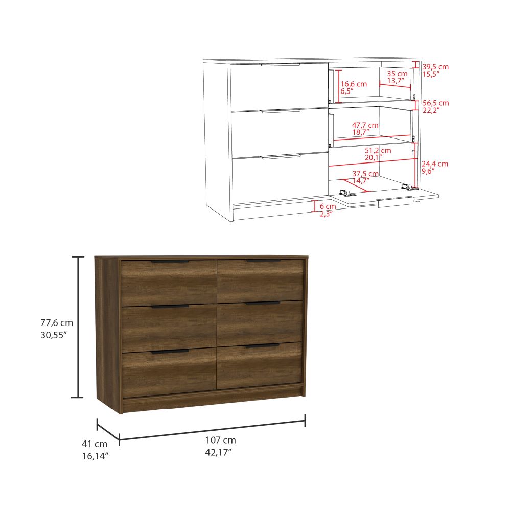 Combo para Habitación Kanu, incluye Cama Queen y Organizador.