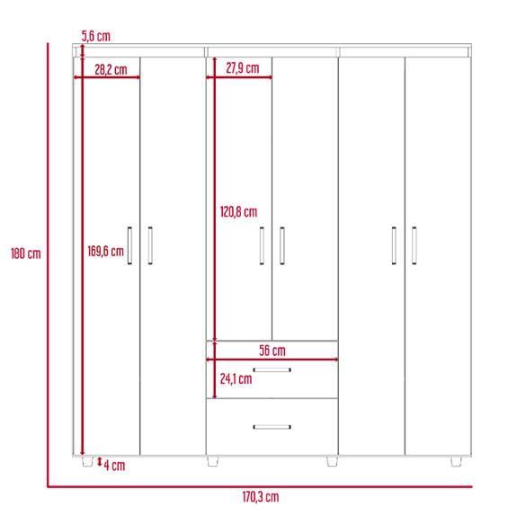 Combo Dormitorio Clara Luna, Beige, Incluye Closet y Mesa Para Tv