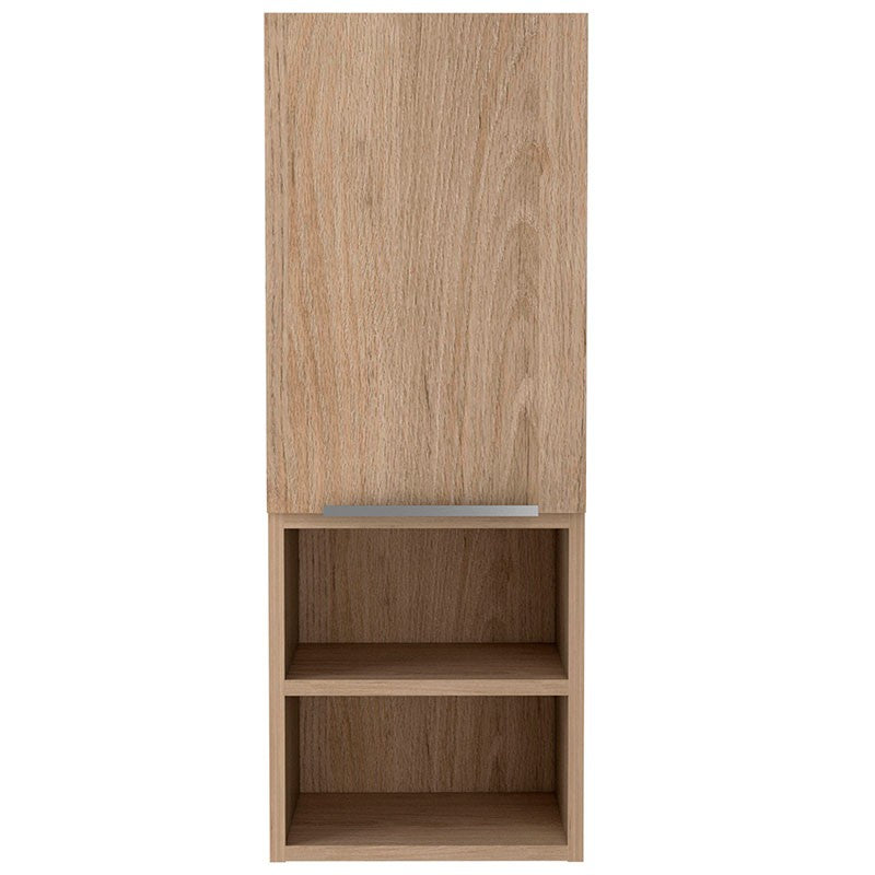 Gabinete de Baño Ciro, Beige, con puerta y cuantro entrepaños